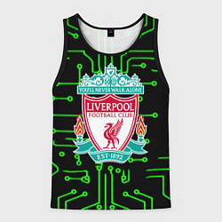Мужская майка без рукавов Liverpool плата текстура