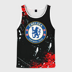 Мужская майка без рукавов Chelsea брызги красок текстура
