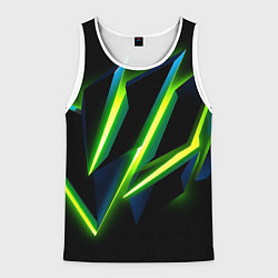 Мужская майка без рукавов Geometric neon
