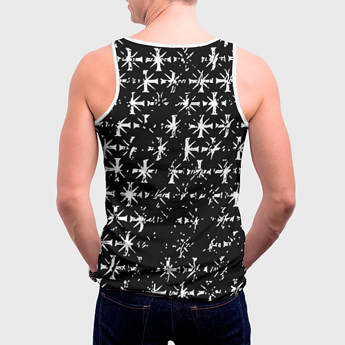 Мужская майка без рукавов Juventus x farcry краски / 3D-Белый – фото 4