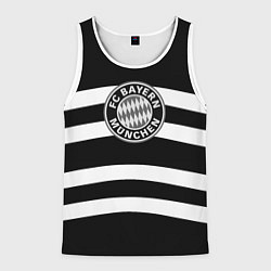 Майка-безрукавка мужская Bayern Mnchen волны, цвет: 3D-белый