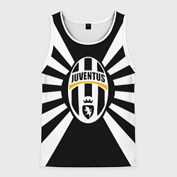 Майка-безрукавка мужская Ювентус линии, цвет: 3D-белый
