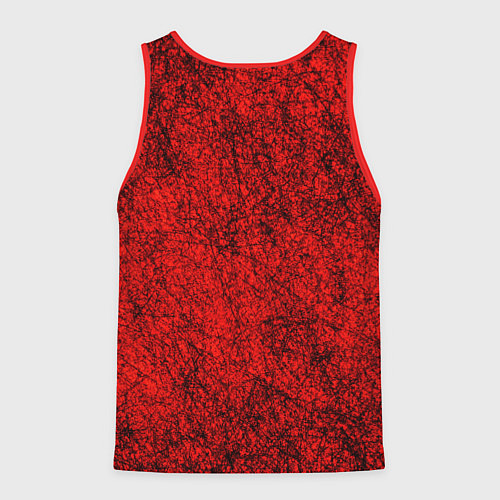 Мужская майка без рукавов СССР - рождён в советском союзе / 3D-Красный – фото 2