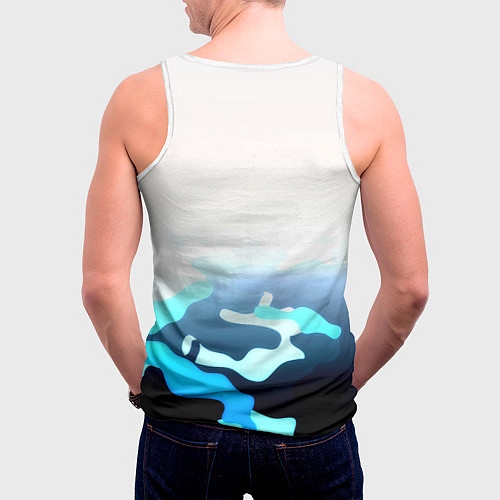 Мужская майка без рукавов Бавария Мюнхен камуфляж / 3D-Белый – фото 4
