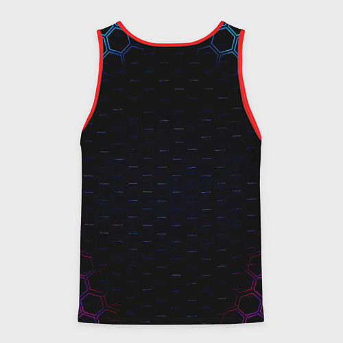 Мужская майка без рукавов ФК Тоттенхэм соты / 3D-Красный – фото 2