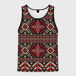 Мужская майка без рукавов Этнический славянский орнамент