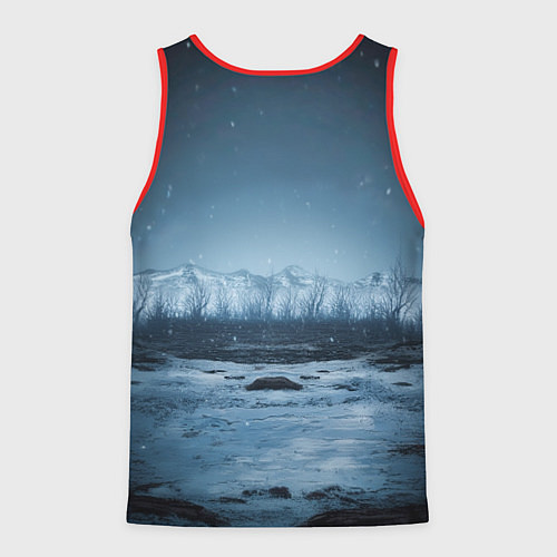 Мужская майка без рукавов Igris solo leveling / 3D-Красный – фото 2