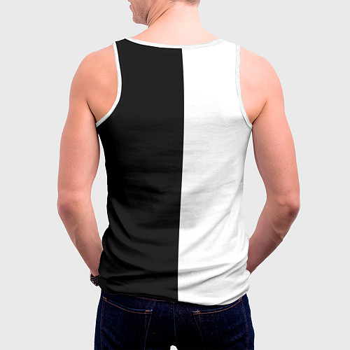 Мужская майка без рукавов Лучше поздно чем никогда / 3D-Белый – фото 4