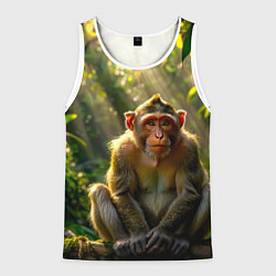 Мужская майка без рукавов Лесная обезьянка