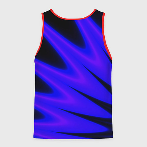 Мужская майка без рукавов Neon is multicolored / 3D-Красный – фото 2