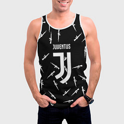 Майка-безрукавка мужская Ювентус армейский стиль, цвет: 3D-белый — фото 2