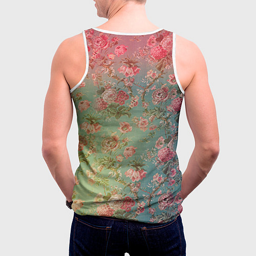 Мужская майка без рукавов Фрида / 3D-Белый – фото 4