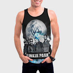 Майка-безрукавка мужская Linkin Park: Moon, цвет: 3D-черный — фото 2