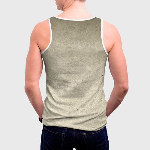 Мужская майка без рукавов System of a Down / 3D-Белый – фото 4