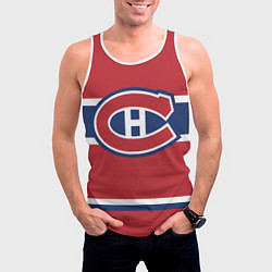 Майка-безрукавка мужская Montreal Canadiens, цвет: 3D-белый — фото 2