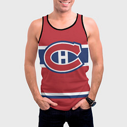 Майка-безрукавка мужская Montreal Canadiens, цвет: 3D-черный — фото 2