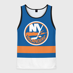 Майка-безрукавка мужская New York Islanders, цвет: 3D-черный