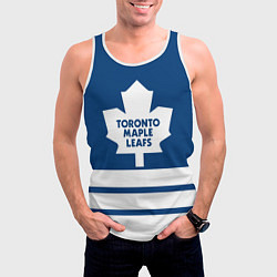 Майка-безрукавка мужская Toronto Maple Leafs, цвет: 3D-белый — фото 2