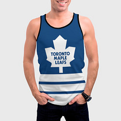 Майка-безрукавка мужская Toronto Maple Leafs, цвет: 3D-черный — фото 2