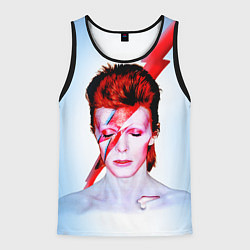 Майка-безрукавка мужская Aladdin sane, цвет: 3D-черный