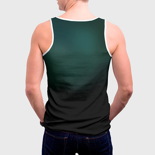 Мужская майка без рукавов X-files: Alien hand / 3D-Белый – фото 4