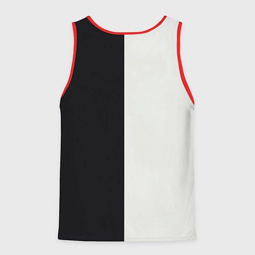 Мужская майка без рукавов Eminem: Black & White / 3D-Красный – фото 2