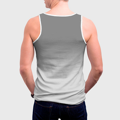 Мужская майка без рукавов WRC / 3D-Белый – фото 4