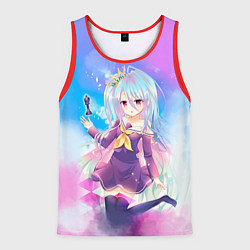 Майка-безрукавка мужская No Game No Life, цвет: 3D-красный