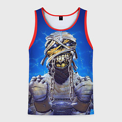 Майка-безрукавка мужская Iron Maiden: Mummy, цвет: 3D-красный
