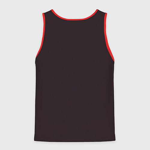 Мужская майка без рукавов Марла с сигаретой / 3D-Красный – фото 2