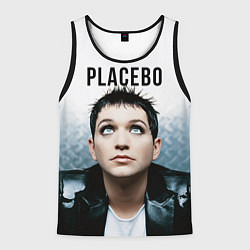 Майка-безрукавка мужская Placebo: Brian Molko, цвет: 3D-черный