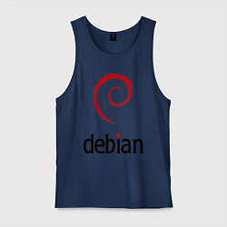Мужская майка Debian