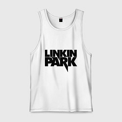Майка мужская хлопок Linkin Park, цвет: белый