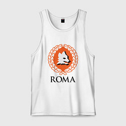 Майка мужская хлопок Roma, цвет: белый