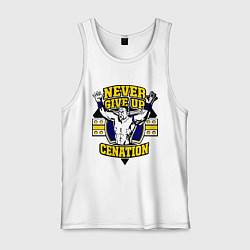 Мужская майка Never Give Up: Cenation