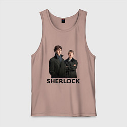 Мужская майка Sherlock