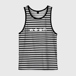 Майка мужская хлопок Battlefield Choice, цвет: черная тельняшка