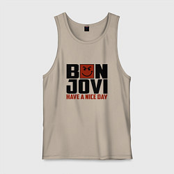 Мужская майка Bon Jovi: Nice day