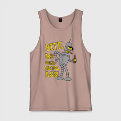 Мужская майка Bite my shunny metal ass