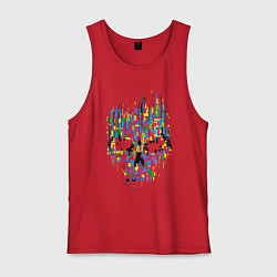 Мужская майка Череп