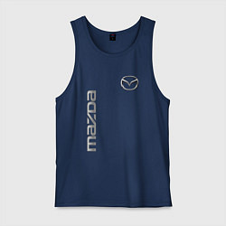 Майка мужская хлопок Mazda Style, цвет: тёмно-синий