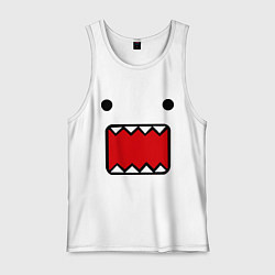 Майка мужская хлопок Domo!, цвет: белый
