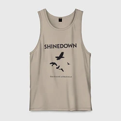 Майка мужская хлопок Shinedown: Sound of Madness, цвет: миндальный