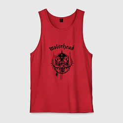 Майка мужская хлопок Motrhead: Black Devil, цвет: красный
