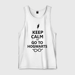 Мужская майка Keep Calm & Go To Hogwarts