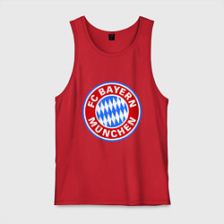 Майка мужская хлопок Bayern Munchen FC, цвет: красный