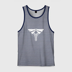 Майка мужская хлопок Firefly Graffiti, цвет: синяя тельняшка