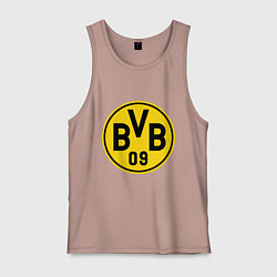 Майка мужская хлопок BVB 09, цвет: пыльно-розовый