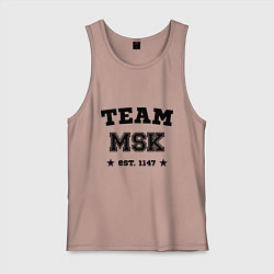 Мужская майка Team MSK est. 1147