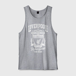 Майка мужская хлопок Liverpool: Est 1892, цвет: меланж
